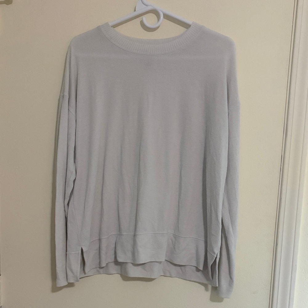 Light Gray Long Sleeve Sweater